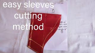 sleeves cutting easy method step by step