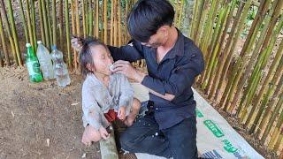 Crazy dad stole a 3-year-old girl's rice.|bé ánh Orphan