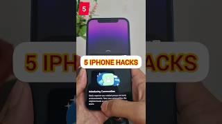 5 iphone hacks you should try  #iphone12 #iphone13promax #iphone14pro #iphonehacks #technorange