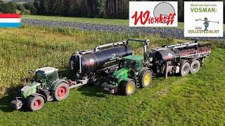 Spreading Digestate | John Deere 6R + Wienhoff // CaseIH Magnum 340 // Fendt | Luxembourg 2024