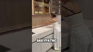 Скрытый фартук — тренд 2025! Удобно и стильно. #кухня #дизайн