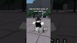 DONT CHECK THE SOUND  #thestrongestbattlegrounds #roblox #tsb #shorts