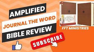 **AMPLIFIED JOURNAL THE WORD BIBLE REVIEW**