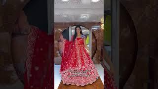 Red Handwork Lehenga CholiShopping in Chandni Chowk#shorts #ashortaday #lehenga #lehengacholi