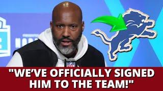 BREAKING! LIONS MAKE BIG MOVE WITH SURPRISING STAR! CHECK THIS OUT! DETROIT LIONS NEWS