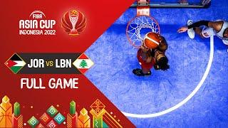 Jordan  - Lebanon  | Semi Final |  Basketball Full Game - #FIBAASIACUP 2022