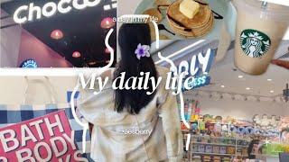 ~daily vlog~/cooking/eating~ shopping ️