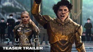 DUNE: PART THREE – Trailer (2026) Timothée Chalamet, Zendaya | Warner Bros