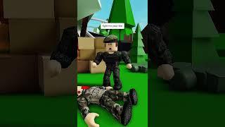 His DAD Went To A WAR On ROBLOX Part 2! #shorts #roblox #brookhaven #brookhavenrp
