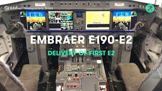 Embraer Delivers FIRST E2 to Widerøe