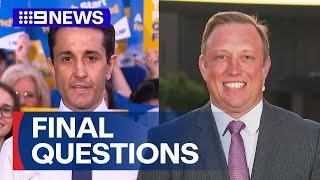 Queensland leaders face final questions before election | 9 News Australia