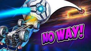 Going for the MOST DIFFICULT shot in Rocket League...