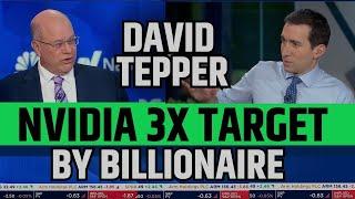 NVIDIA WILL RISE 300% Said By Billionaire David Tepper | NVDA Stock News