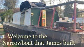 1. Welcome to the narrowboat that James built