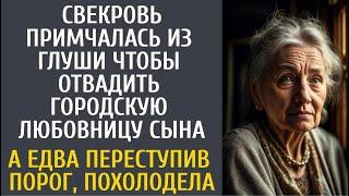 Свекровь примчалась из глуши чтобы отвадить городскую любовницу сына… А едва переступив порог…