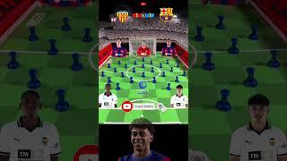 VALENCIA vs BARCELONA | LA LIGA HIGHLIGHTS | MARBLE FOOTBALL |08/17/24| #espn #asmr