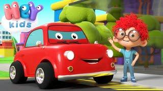 Canción del Coche | El Auto | Dibujos Animados | Canciones Infantiles - HeyKids