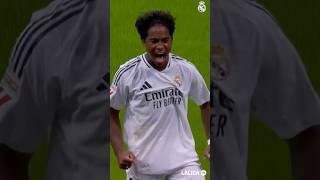  The youngest foreigner to score in LaLiga for our team! #LaLigaHighlights #RealMadrid #Endrick