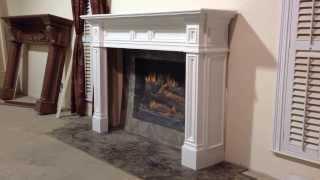 The Fontana Cabinet Style Mantel - Upgraded Shaker Style Mantel