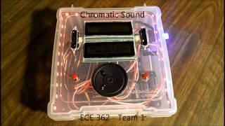 ECE362 MiniProject: ChromaticSound