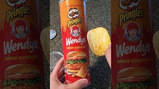 WENDY'S Flavored Pringles! Spicy Chicken Sandwich