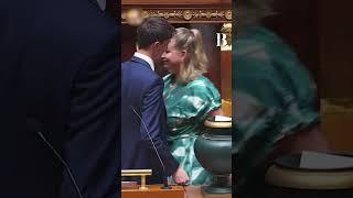 New French MPs Refuse to Shake Hands With Far Right in Parliament Session | Briefly #frenchelections