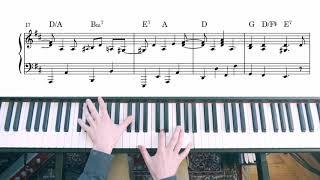 Randy Newman "Birmingham" solo piano (instrumental with score)