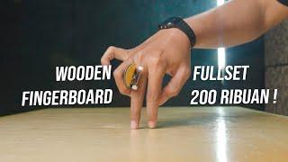 Review FINGERBOARD Rainwood ! 200rb-an Bisa Dapet ini Semua ! Wooden Fingerboard Fullset Rainwood