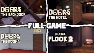 DOORS: Backdoor + Hotel + Rooms + Mines - (Full Walkthrough) - Roblox