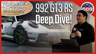 Porsche 992 GT3 RS Tech Deep Dive - aero, suspension, performance, and more!