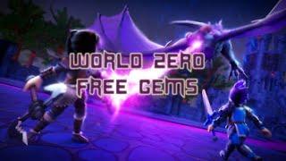 Roblox World Zero Free Gems Code!