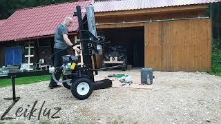 Jansen HS-22A62 log splitter quick assembly and test