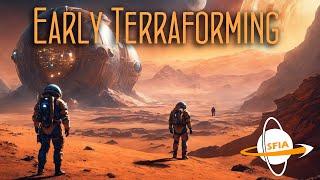 Early Terraforming: The First Steps in Planetary Transformation