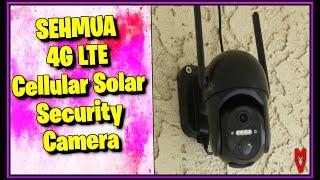 No Wifi No Problem! Sehmua 4G LTE Cellular Solar Security Camera Review MumblesVideos Product Review