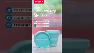 Sirona Hygiene Microwavable Menstrual Cup Sterilizer | Sterilizing Container #femininehygiene