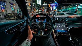 LATE NIGHT 2024 AMG C43 POV DRIVE IN TORONTO