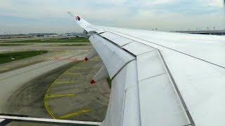 Malaysia Airlines Airbus A350-900XWB WING VIEW LANDING at Kuala Lumpur Airport!