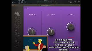 Giveaway + Demo - Blue Mangoo's Transient Shaper plugin for iOS