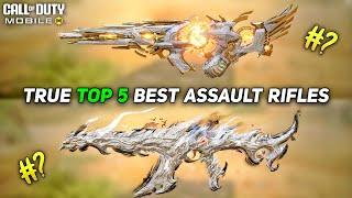 True top 5 best Assault Rifles in Cod Mobile Season 9 (2024) #codm