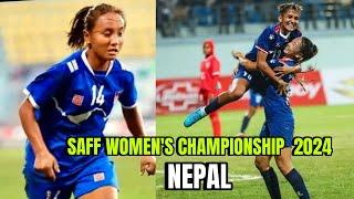 SAFF Women's Championship / Nepal Vs Maldives 11-0 Highlight 2024 Rangasala Khel Maidan Nepal