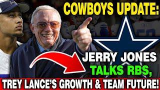 Jerry Jones Discusses Cowboys’ RB Committee, Trey Lance’s Growth & More | Exclusive Insights