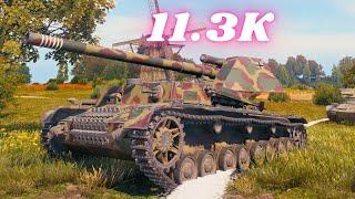 Waffenträger auf Pz. IV  11.3K Damage & 4x Waffenträger auf Pz. IV  World of Tanks Replays