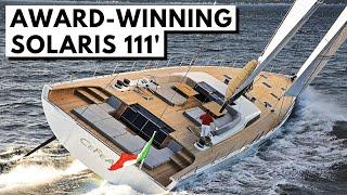 SOLARIS 111' "CeFeA" SuperYacht Tour All Carbon Fiber Award-winning Performance Sailing Yacht