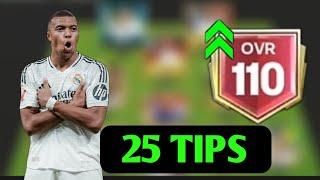 25 TIPS TO INCREASE YOUR OVR IN FC MOBILE | DYNAMIC FC #fcmobile