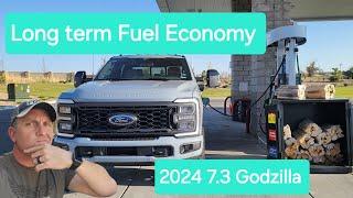 Real World MPG'S 2024 Ford Super Duty 7.3 Godzilla 4.30 long term fuel economy what to expect!