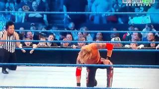Vickie Guererro attempts to spear Edge