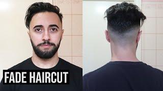 Fade Haircut with Long Hair on Top // Hair Transformation Mens Trend 2019