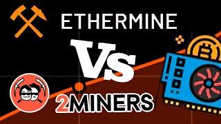 Где майнить после блокировки Ethermine? Настройка и сравнение доходности 2Miners на ХайвОС и Windows