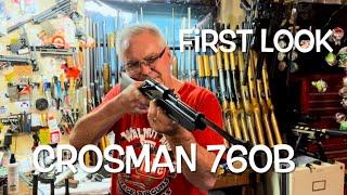 2017 Crosman 760B clip style, first look and plinking