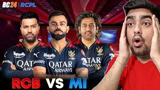 VIRAT And ROHIT *OPENING* RCB Vs MI RCPL RC 24 (Real Cricket 24) HARD MODE